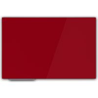 Magnetisches Glas-Whiteboard Rot 65 x 100 cm