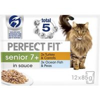 Perfect Fit Cat Pouches Senior 7+ Mixed 12x85g PK4 - 266188