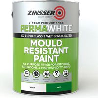 Zinsser Perma White Interior Paint - Matt - 5L