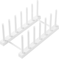 Organisateur de couvercle de casserole,grand support couvercle casserole polyvalent et sûr avec 6 sections pour accessoire cuisine.
