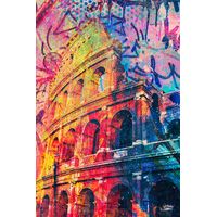 Tableau colisée pop art Toile imprimée
