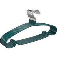 Cintres de garde-robe durables, 10 pièces, Surfaces lisses,-Vert
