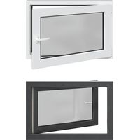 Ventana de sótano oscilante y abatible RISOR 90 x 60 cm vidaXL