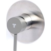 Rubinetto Miscelatore Monocomando Doccia ad Incasso in Acciaio Inox Maniglia Antracite