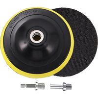 Stück Schleifpads, Klett-Schleifscheiben, Schleifteller, Klettverschluss, Polier-Trägerteller, für Winkelschleifer - 125 mm, M10