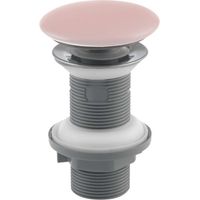 Sapho Infinity - Piletta per lavabo, ClickClack, rosa Salmon opaco 38TP0167I