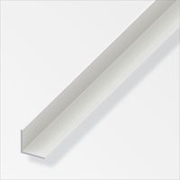 alfer Winkel Aluminium 1 m × 10 × 10 mm verkehrsweiß
