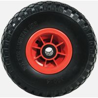 Werka Pro – Roue increvable 10'' 260x75mm – Pneu plein en polyuréthane – Alésage 20mm – Roulement à billes pour chariots et équipements