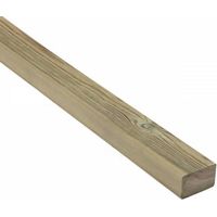 Lambourde en pin traité classe 4 vert 45x70mm – Longueur 2400mm – Pour terrasses durables et structures solides