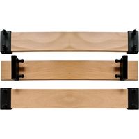 Lot 3 lattes 51 cm 510 x 53 x 8 mm 7 plis avec 6 embouts pour sommier, bz, latte de lit, SCM Créations