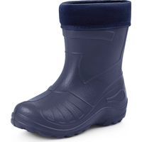 Ladeheid EVA Bottes de Pluie Unisexe Enfant Fille Garçon KL050 (Bleu Sombre, 25 EU)
