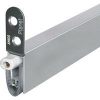 Planet Türdichter KT-RD-FH, automatischer Zugluftstopper für Drehtüren Länge 1021mm Aluminium natur