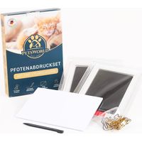PETSWORLD Pfotenabdruck-Set sauber & sicher für Baby & Haustier