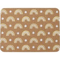 Sets von 4 Tischsets Creative Tops ctpmckrbowpk Kork antimikrobiell