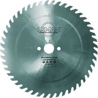 Leman – Lame de scie circulaire 500mm – Alésage 30mm – Acier – 56 dents pour bois dur et bois de chauffage – Denture crochet avoyée