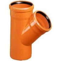 Magnaplast Conexiones de drenaje PVC 160/110 mm 45 grados violeta