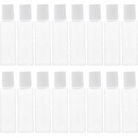 Lot de 25 flacons de solution d'entretien pour lentilles de contact, mini flacons en plastique, outil d'entretien pour lentilles de contact-5.5x1x1cm-Transparent color