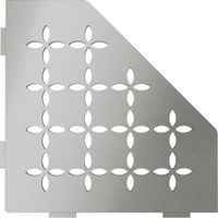 Schlüter SES2D5EB-E-S2 Ablage Floral 75x195x195x75mm Edelstahl gebürstet