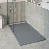KOES - Kunstharz-Duschwanne Modell VOIGA – 80x200 – Anthrazit RAL 7016