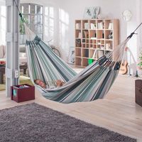 La Siesta Handgewebte natürliche Hängematte 140 cm Bio-Baumwolle