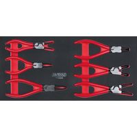 KS Tools 713.5006 Serie SCS di pinze Seeger, 6 pz modulo 1/3