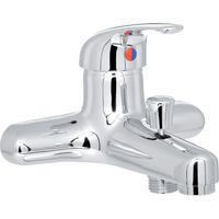 Mitigeur de baignoire – Entraxe variable 55 à 155mm – Inverseur automatique – Antipollution NF EN 14506 et NF EN 1717 – Isidra