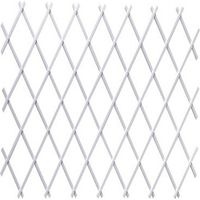 Celosia Plastica 0,5X1,5 M Composicion 100% PVC Color Blanco Tutor de Plantas Resistente Decoracion Jardin