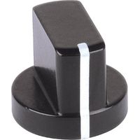 Tête de bouton olive Mentor 5583.6631 noir (Ø x H) 24 mm x 19 mm 1 pc(s) Q62670