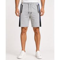Pantalon de survêtement gris pour homme avec cordon de serrage et taille élastique Recea M