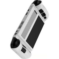 Étui de protection antichoc en TPU pour Lenovo Legion GO, avec support, résistant aux chutes, antidérapant, blanc.