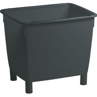 Leichtbaubehälter L790xB605xH680mm PE (HDPe) basaltgrau