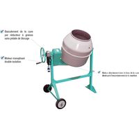 Betonmischer syntesi IMER S160 elektrisch Stahltank 160 Liter Mischen 1 Sack 25kg 01015620