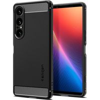 Custodia Spigen Rugged Armor per Sony Xperia 1 VII - Nero opaco