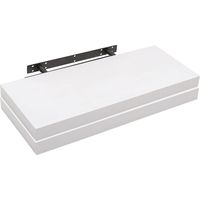 WOLTU 2x Floating Shelf Storage Display Unit Wall Mounted bookcases Unit White 40 cm
