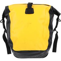 Sacoche de selle étanche pour vélo, idéale pour les longues distances à vélo, jaune, 15 L, petite taille
