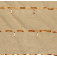 Modulable en étamine unie Jaune Curry 58x180 cm