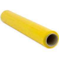 Ofituria Film Amarillo para Embalar 50 cm de ancho y estirable hasta 300 Metros de Longitud – Rollo de Film Elástico Manual para Embalaje Industrial – 1 unidad