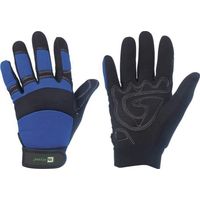 ELYSEE 1 paire de gants en cuir synthétique Master noir / bleu taille 9 - 0870-09H