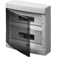 Wandverteiler 36 module Grau RAL 7035 mit geräucherter tür 380x380x150mm IP40 FAEG - FG14436