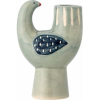 Portacandele Bloomingville Trudy uccello blu 12 5 cm