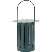 Lanterne en Métal "Saturn" 43cm Bleu