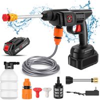 Pistolet à eau haute pression sans fil 21V 50 Bar-compatible batterie Makita 21V, pour voiture, maison et jardin