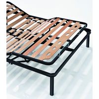 EVERGREENWEB - Migliore Rete Singola ELETTRICA 90x190 a Doghe in Legno alzata Pieghevole MOTORIZZATA Rinforzata con Doppia Struttura in Ferro + 4 Gambe Smontabili Base da Incasso per Letti e Materassi