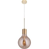 Hängelampe Lumineca Laugo 30x50 cm Farbe Bernstein