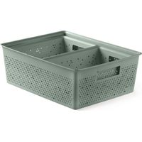 SET 3 CESTAS 2X4L + 12L BOHOL TATAY VERDE SAGE