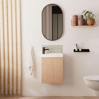 Mueble lavabo LISA + espejo + grifería