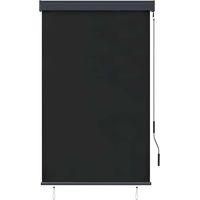 Vidaxl – Store roulant extérieur 100x250 cm – Tissu polyester respirant avec revêtement PA – Barre en aluminium – Mécanisme à manivelle