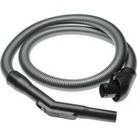 Vhbw – Tuyau d'aspirateur 32mm avec raccord circulaire – Compatible Miele S311I, S312I, S313I, S315I, S316I, S318I, S321I – Longueur 222cm – Plastique noir