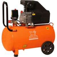 Compresseur à piston 1,82 KW -50 Litres -13 m3/h - 230V - Monocylindre - PEUGEOT PROFESSIONNELS - PCAP5VM13