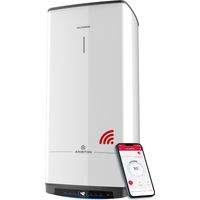 Chauffe-eau Eléctrique Carré Vertical Mural - QUADRIS WIFI 150 L - ARISTON - Steatite - 15% d’Economie d’Energie